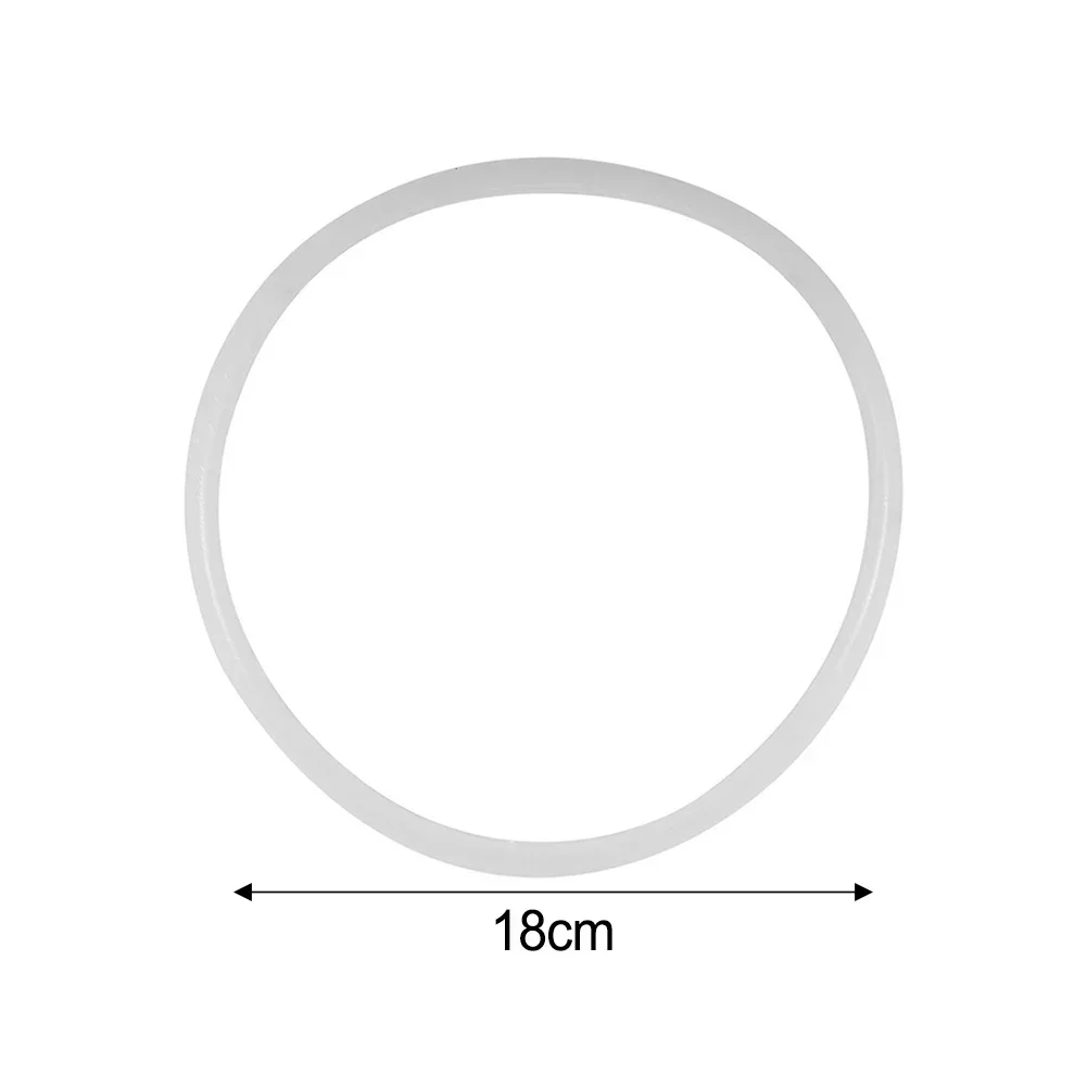 Sealing Ring Clear Silicone Seal Gasket Replacement for Stainless Steel Pressure Cooker 18 26cm Inner Diameter