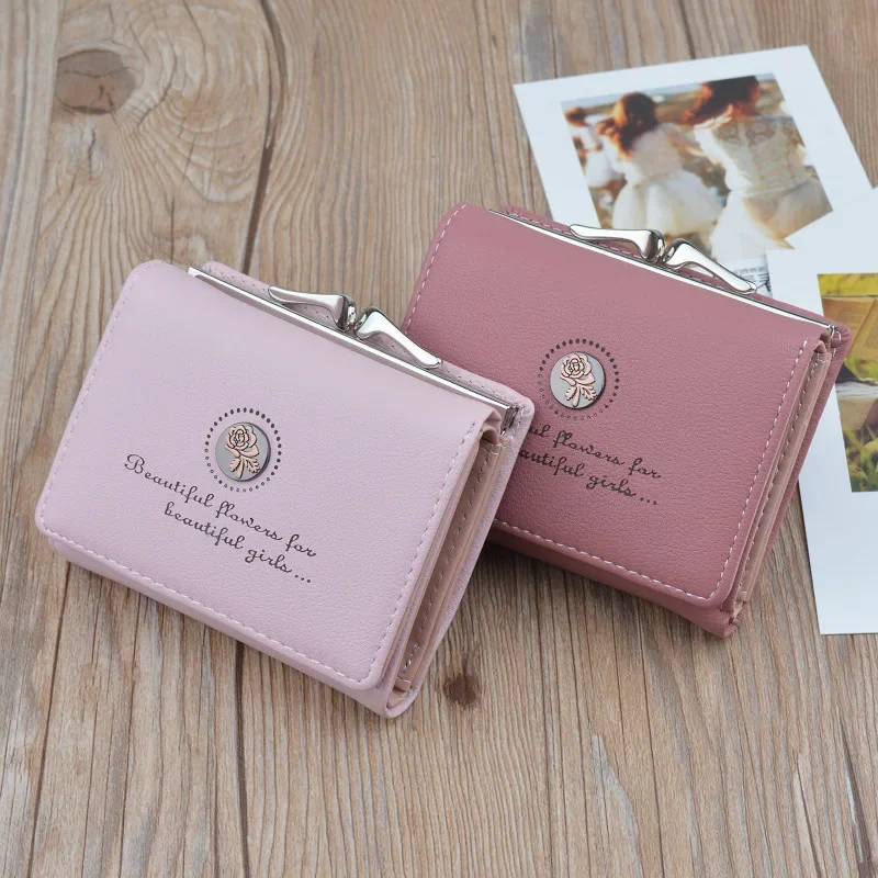 

Brand Designer Small Wallets Women Leather Phone Wallets Female Short Zipper Coin Purses Money Credit Card Holders Clutch Bags