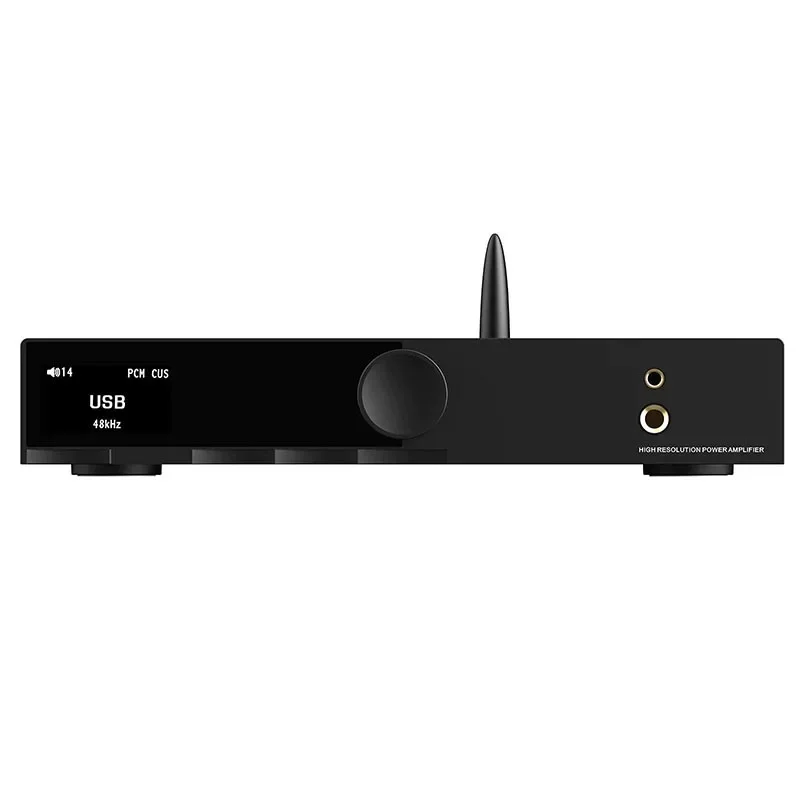 SMSL AS400 Power Amplifier DAC Headphone AMP MQA-CD MM Phono Support Bluetooth USB Optical Coaxial Remote Control Audio Decoder
