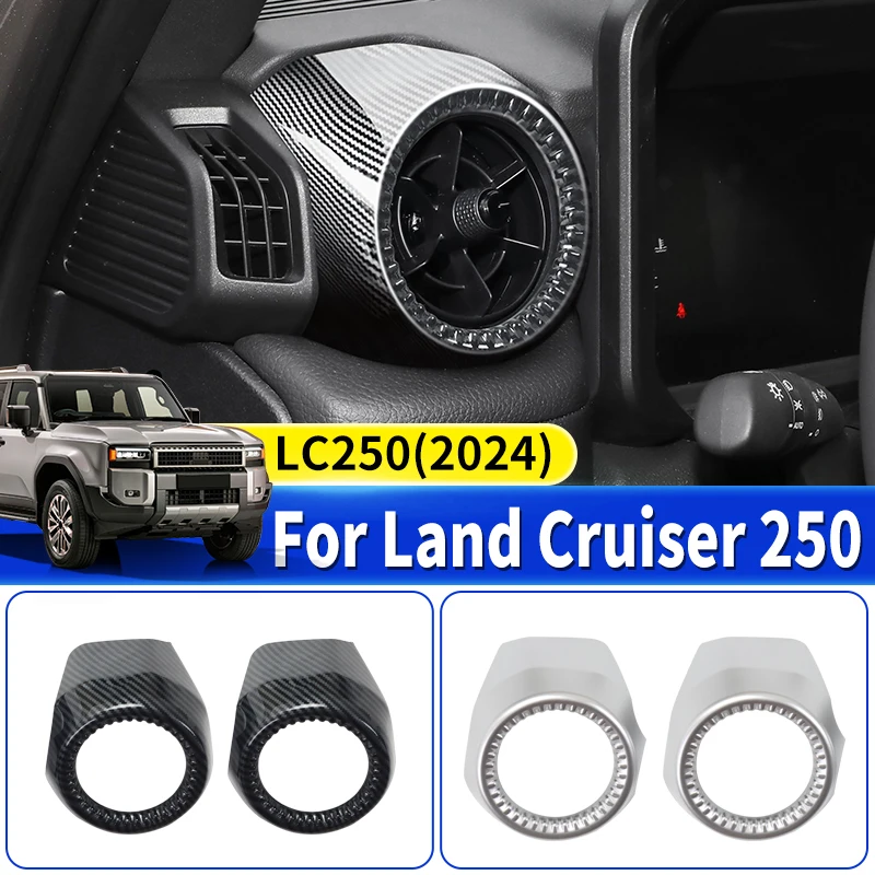 

For 2024 Toyota Land Cruiser 250 1958 Prado LC250 Left and Right Air Conditioning Vent Decoration Cover,Interior Accessories