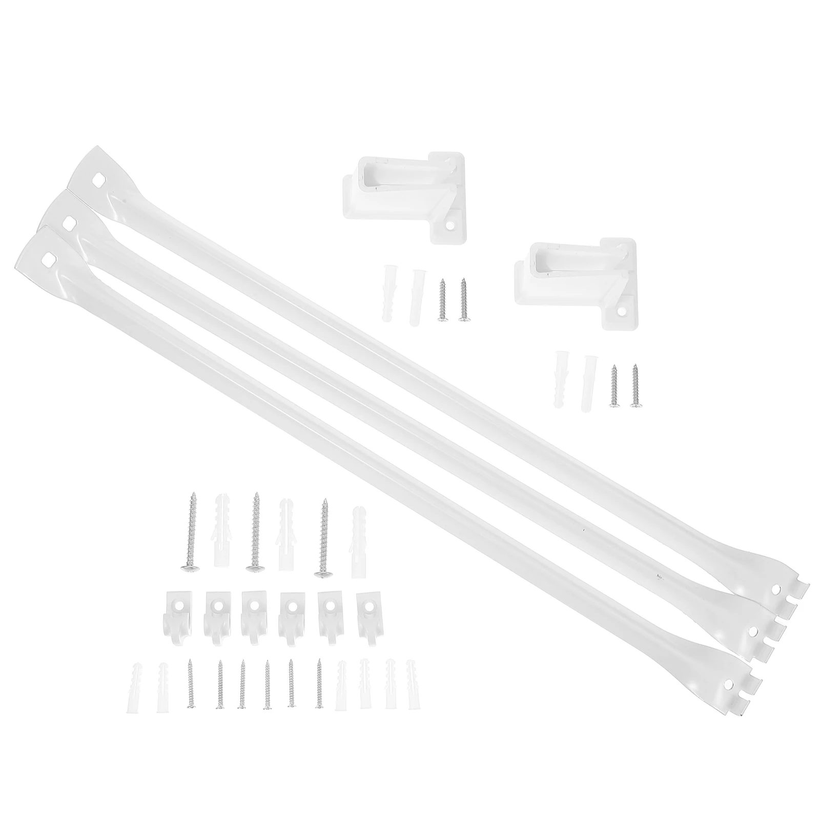 1 Juego de soportes de marco de alambre, soportes de estante de plástico para cocina, soporte de repisa para armario, Clips de estantería de alambre de alta resistencia, almacenamiento de baño