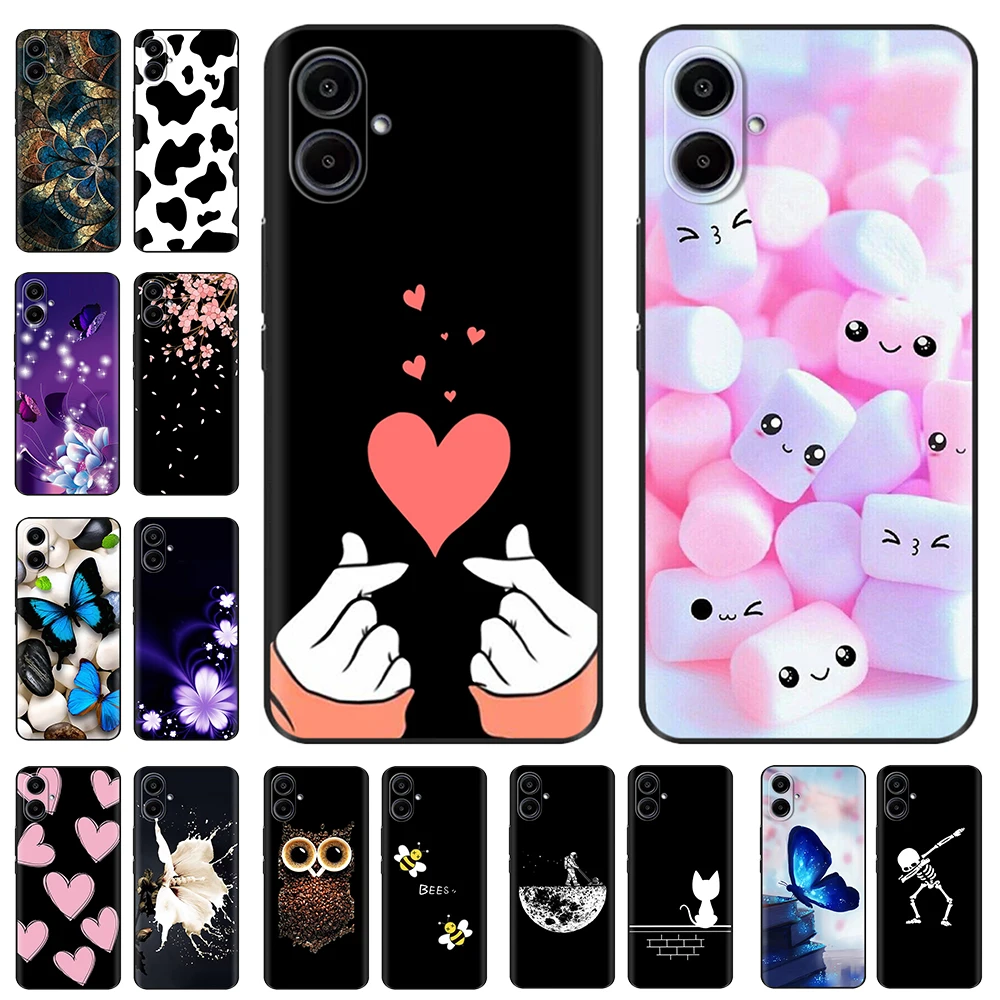 

Чехол для Samsung A07 4G с красивым цветком, защитный силиконовый чехол для телефона с защитой от падения, чехлы для Samsung Galaxy A07, чехлы A 07, Fundas