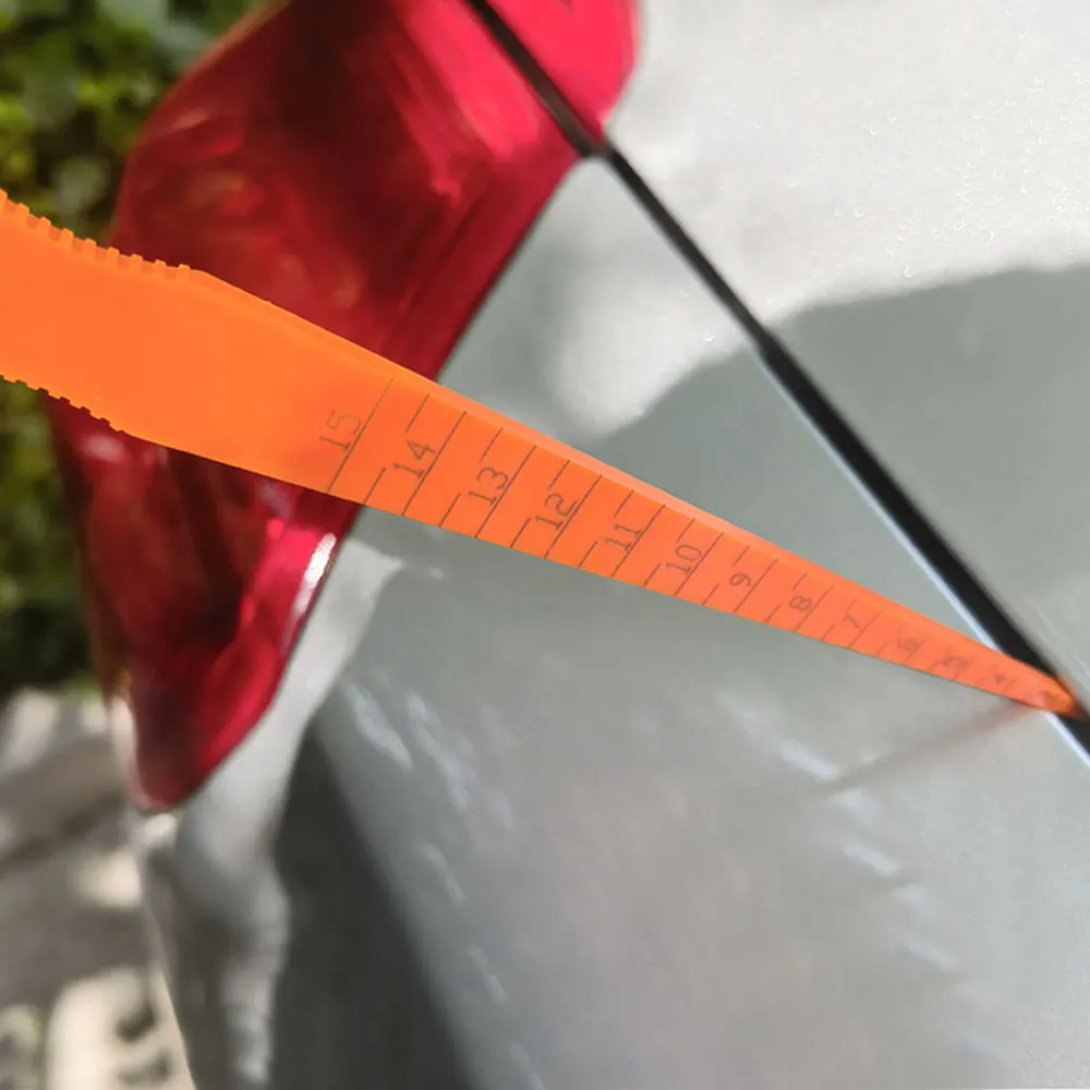 1Pc Portable Car Body Panel Engine Hood Gap Measuring Ruler Gauges Gauge Taper Gap Panel Tool Feeler Gauge Inspection Tools