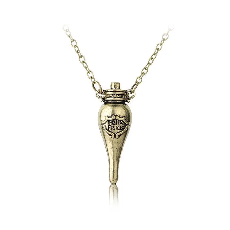 Hogwarts Series Necklace for Women Men Wing Key Necklace Magic Academy Collarbone Chain Fashion Jewelry Accessories Girls Gifts