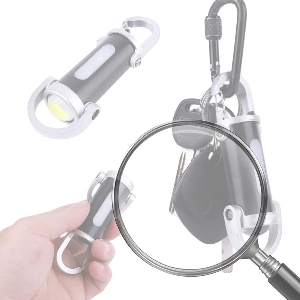 

Mini Flashlight Portable Keychain Torch Multifunctional Ultralight Camping Flashlight EDC Keychain Flashlight for Camping Hiking