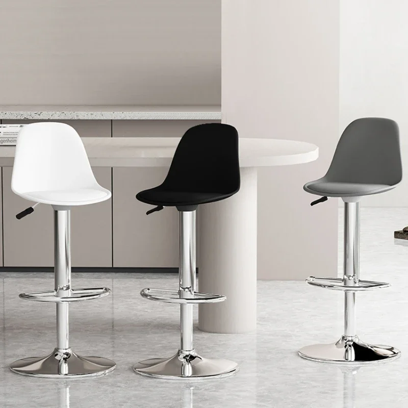 

Design Counter Bar Chair Nordic Rotating Barber Modern Dining Chairs High Coffee Tabourets De Bar Sandalye Furniture