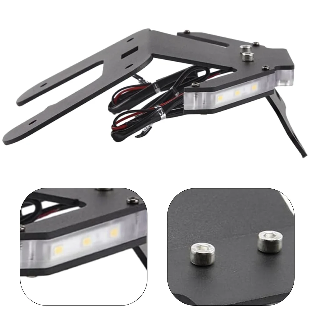 12V DC Motorcycle Tail Tidy License Plate Holder for Yamaha YZF-R25 YZF-R3 MT-25 MT-03 2014-2024 LED Turn Signals Kit