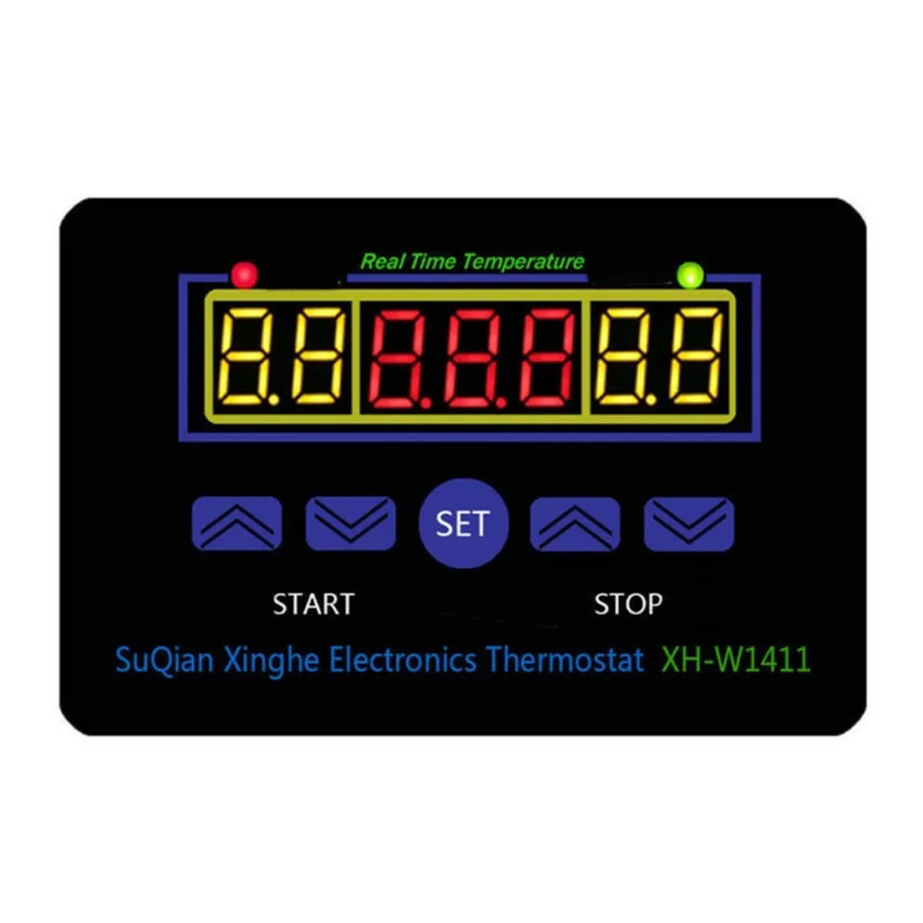 

Светодиодный цифровой термостат, контроллер, умный регулятор температуры, термометр, включение, выключение 12 В
