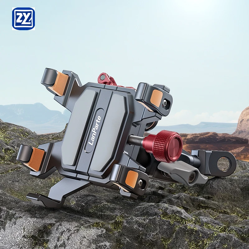 

Держатель для телефона из алюминиевого сплава, высококачественное металлическое противоударное крепление для мобильного телефона для велосипеда, электровелосипеда, мотоцикла