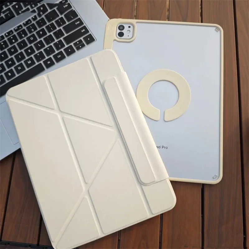 

Magnetic Detachable Tablet Case for 2024 Mini 7 10th Gen 7th 8th 9th Pro 11 Inch (2020/2021/2022) Air 13 Air6 5 4 3 2 1 Cover
