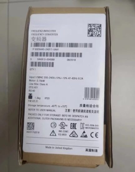 

Brand New Original 6SE6440-2AB17-5AA1 Frequency Converter Fast Delivey