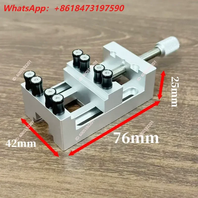 For Precision Flat Pliers Small Clamp Manual Right Angle Vice DIY Tool Aluminum Alloy Multi-functional Boutique Clip