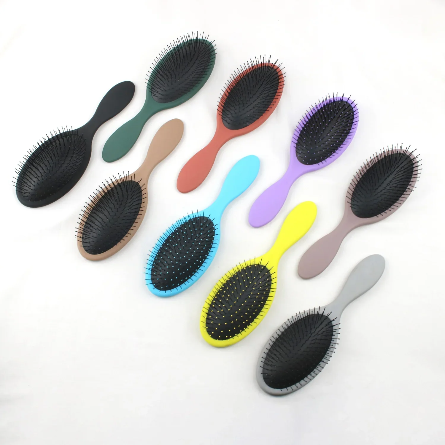 

factory custom logo hot sell brush massage hair brush hairdressing soft Detangling Brush Custom Color Detangler Hairbrush Drying