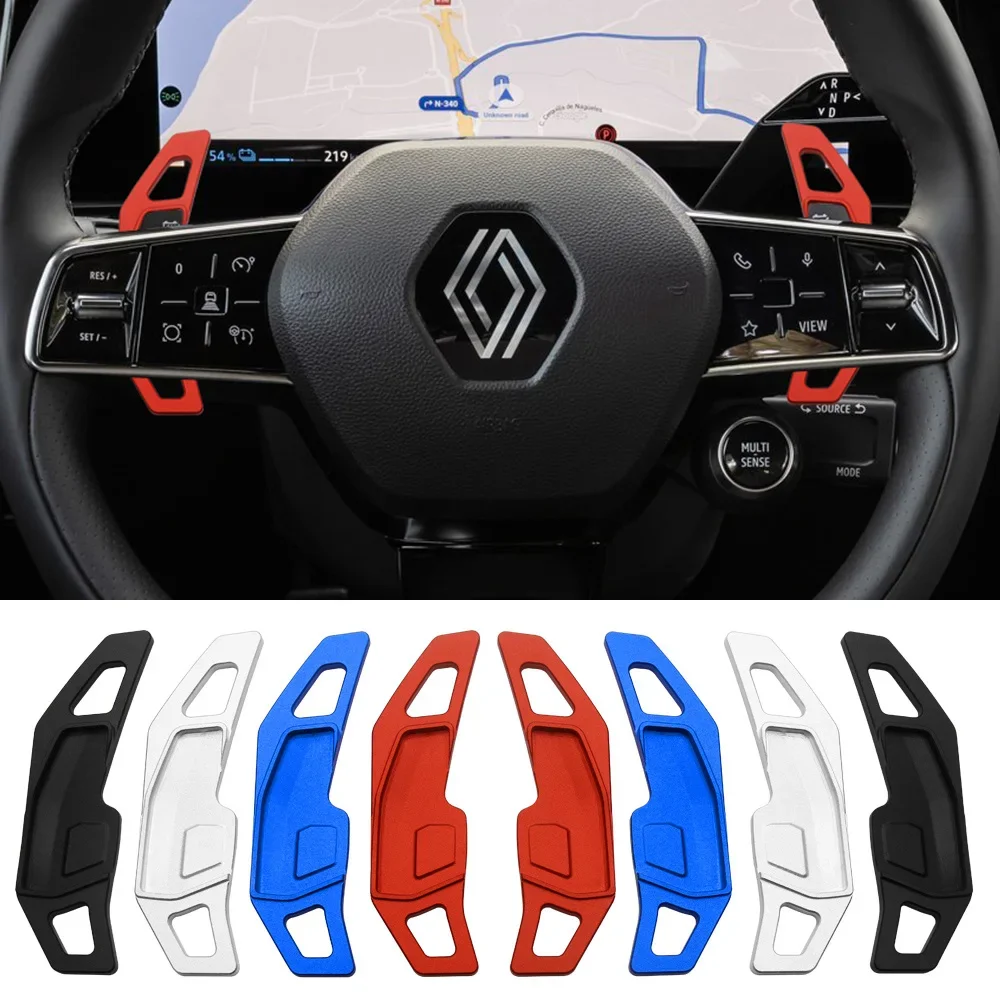 

Car Sticker Shifter Paddle For Renault Austral/Espace/Megane E-Tech/Rafale 2023-2025 Car Steering Wheel DSG Stickers Gear Extend