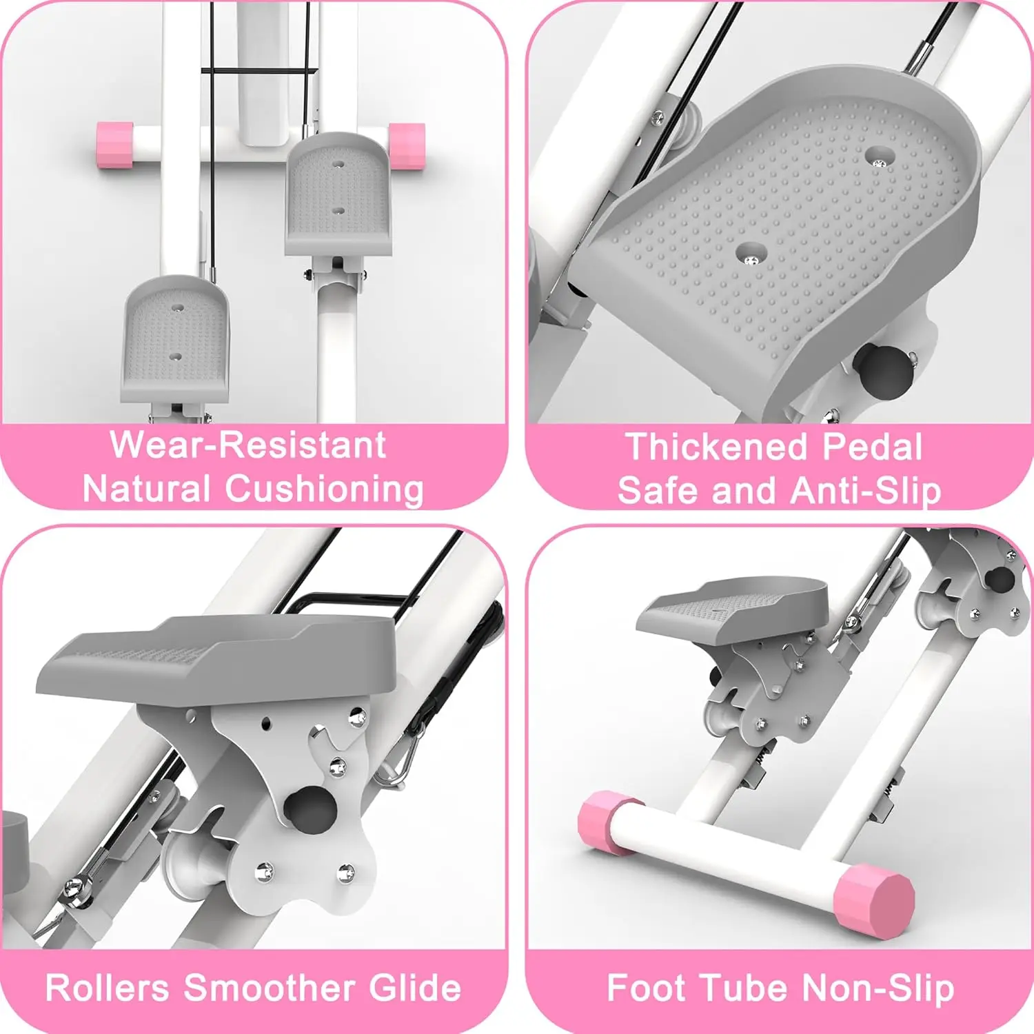 

Home Use Whole Body Health & Fitness Stair Stepper Extended Range Climbing Exercise Machine with Handlebar
