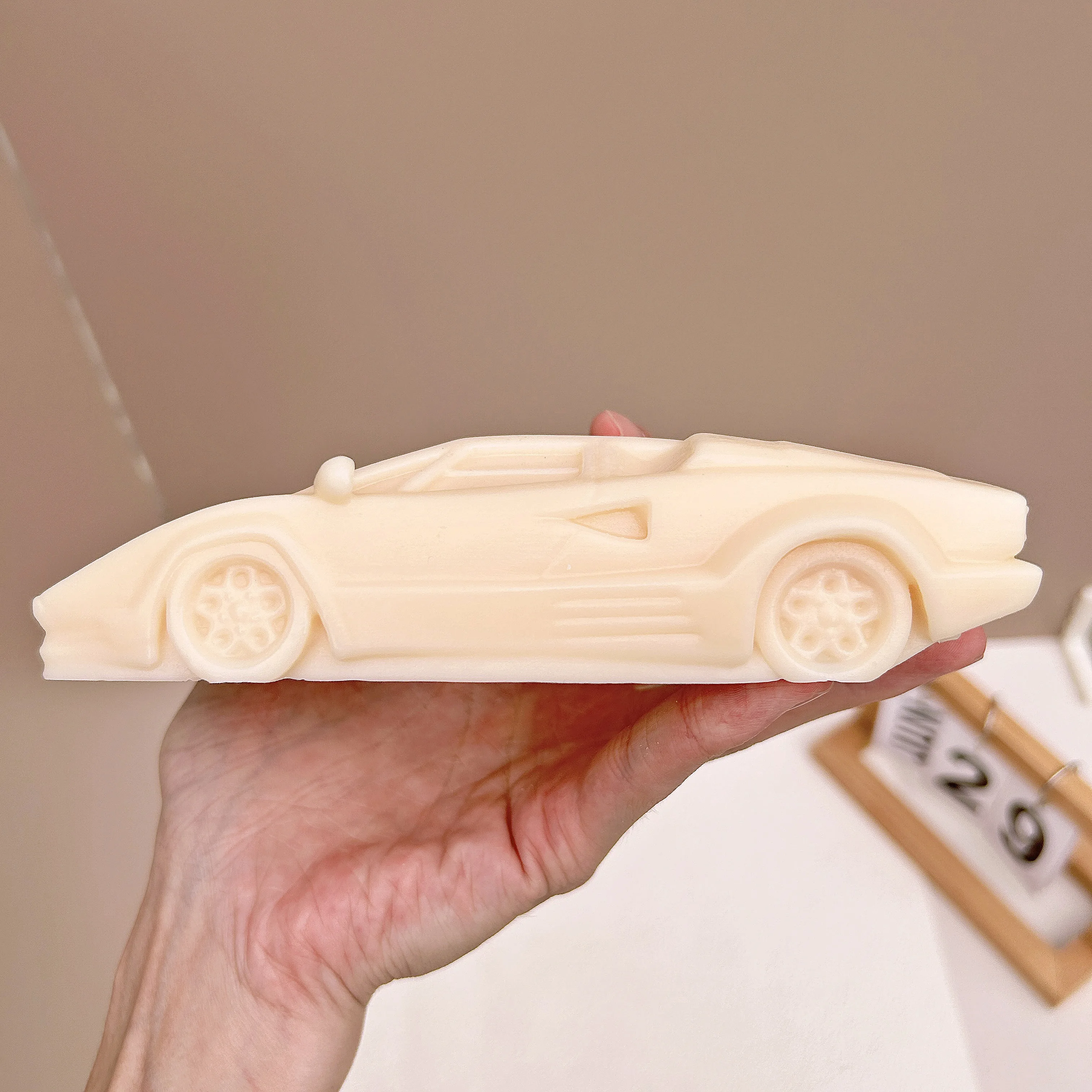 DIY Car Candle Silicone Mold 3D Car Shape Candle Mold Handmade Cake Ice Block Chocolate Soap Gypsum Home Decoration Wax Molds