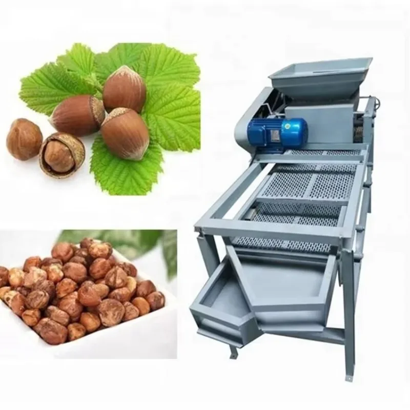 Lowest Price Electric Nut Cracker Hazelnut Processing Machines Almond Shelling Machine