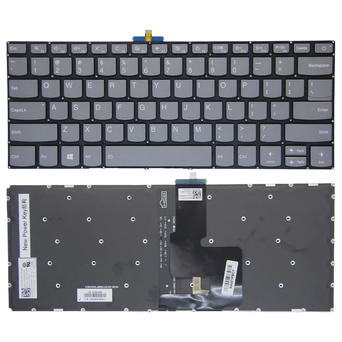 100%New US for Lenovo S145-14 S340-14 320S-15IKB V130-14 E43-80 Yog 520-14 V330-14 720-15 English Laptop keyboard