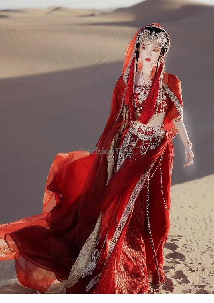 2026 exotic princess daily gorgeous exquisite hanfu chinese palace style embroideried hanfu ethnic style bride wedding clothing