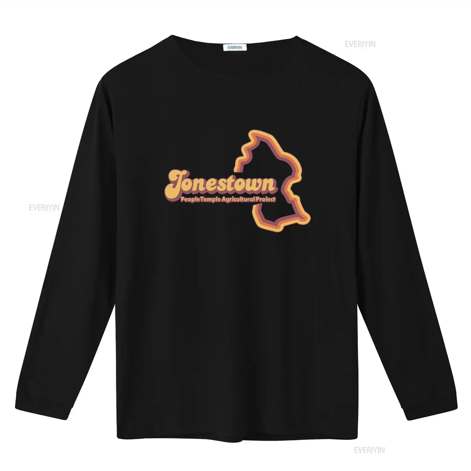 Jonestown T Shirt Jim Jones People Temple Agricultural Project Design Retro Style for Men and Women vintage Washed Soft