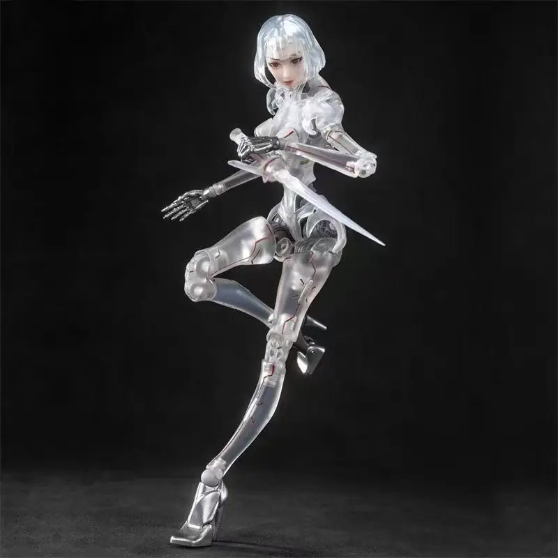 New 17cm Gk01fec1-C3 1/12 Ai Female Ultra-Modern Feel Action Figure Gk Mode Nuded Skeleton Action Figure Body Toys Gifts