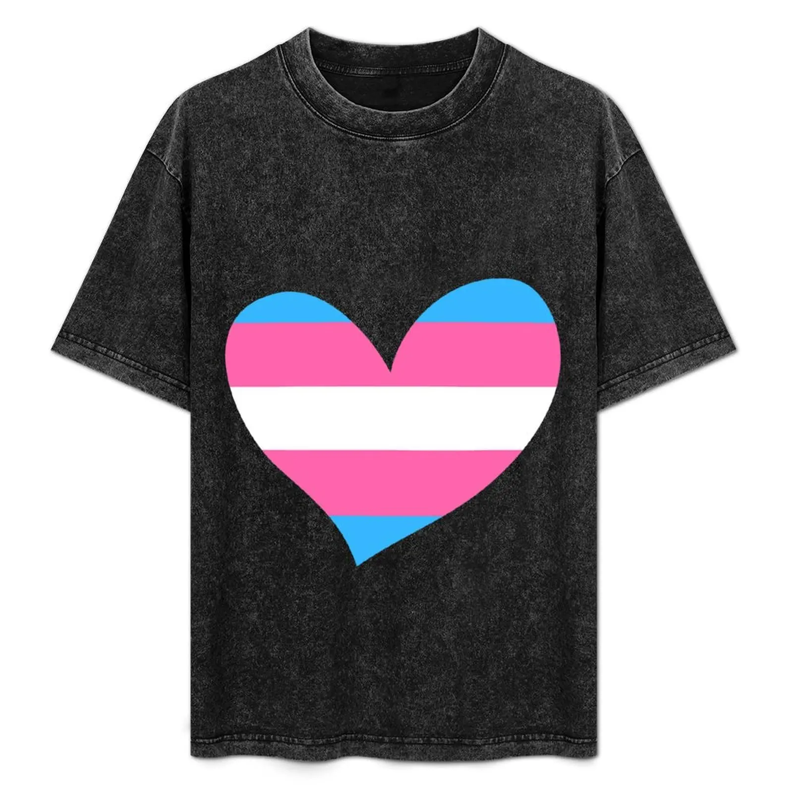 

Trans People Belong Heart T-Shirt Athletic Quick Dry T-Shirt for Men