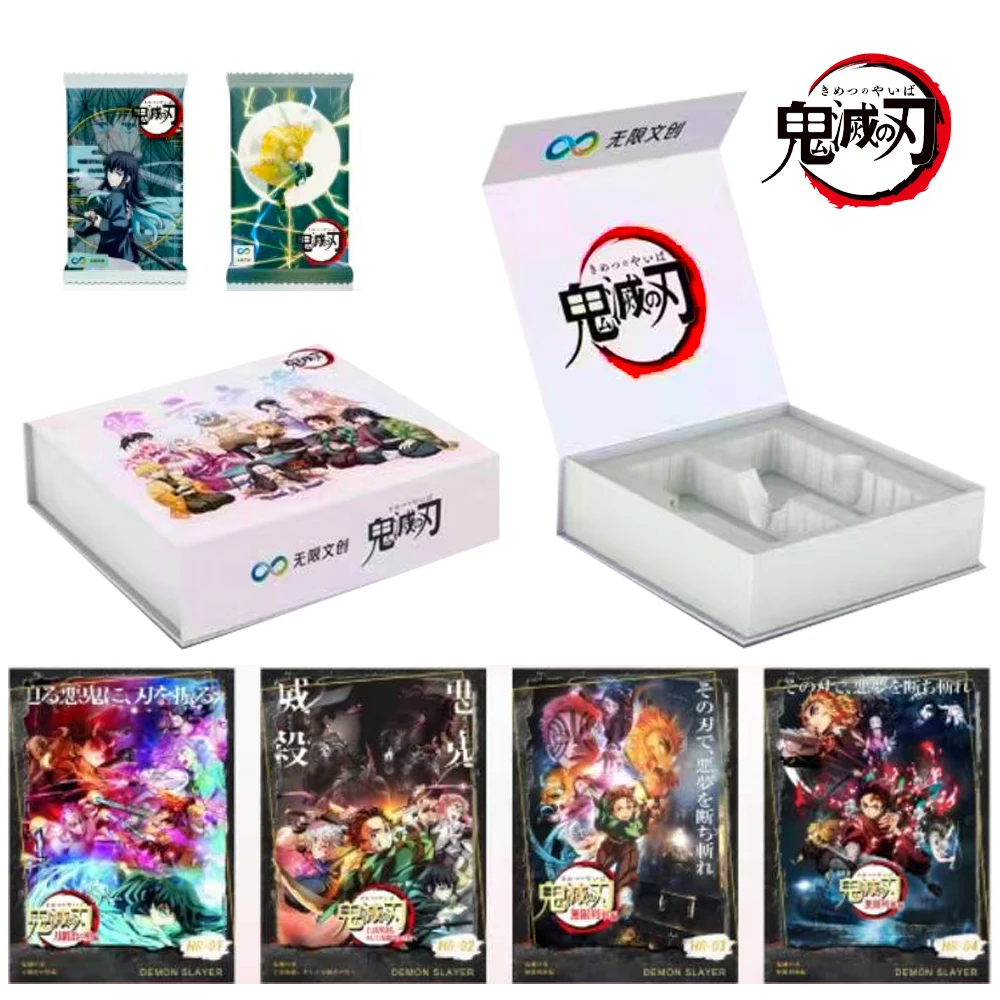 Demon Slayer Anime Kasumi No Kai Series Card Tanjirou Nezuko Zenitsu Rare Character Collection Card Kids Toys Christmas Gift