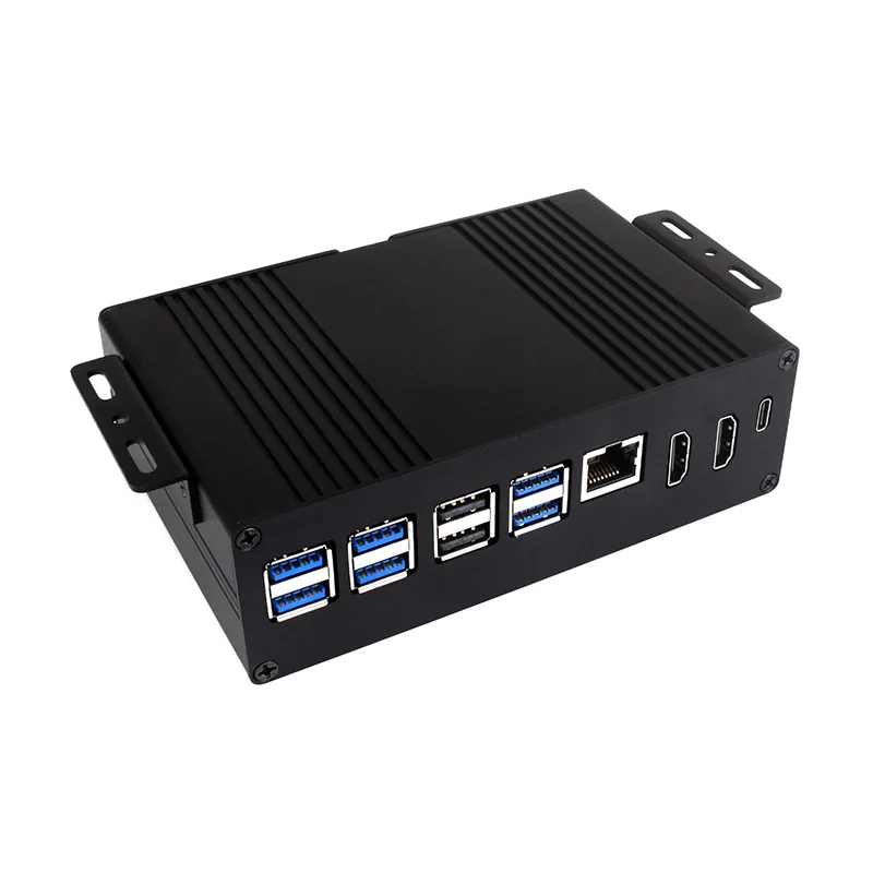 Raspberry PI 5 aluminum alloy shell Pcle M.2 multi-interface expansion board supports 4K video output