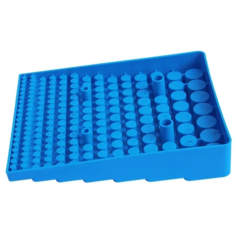 ABGG-CNC Tool Organizer Plastic Placer Reamer Barrel-Frame Tool Accessories 1Pc 187 Grid Milling Cutter Drill Bit Storage Box