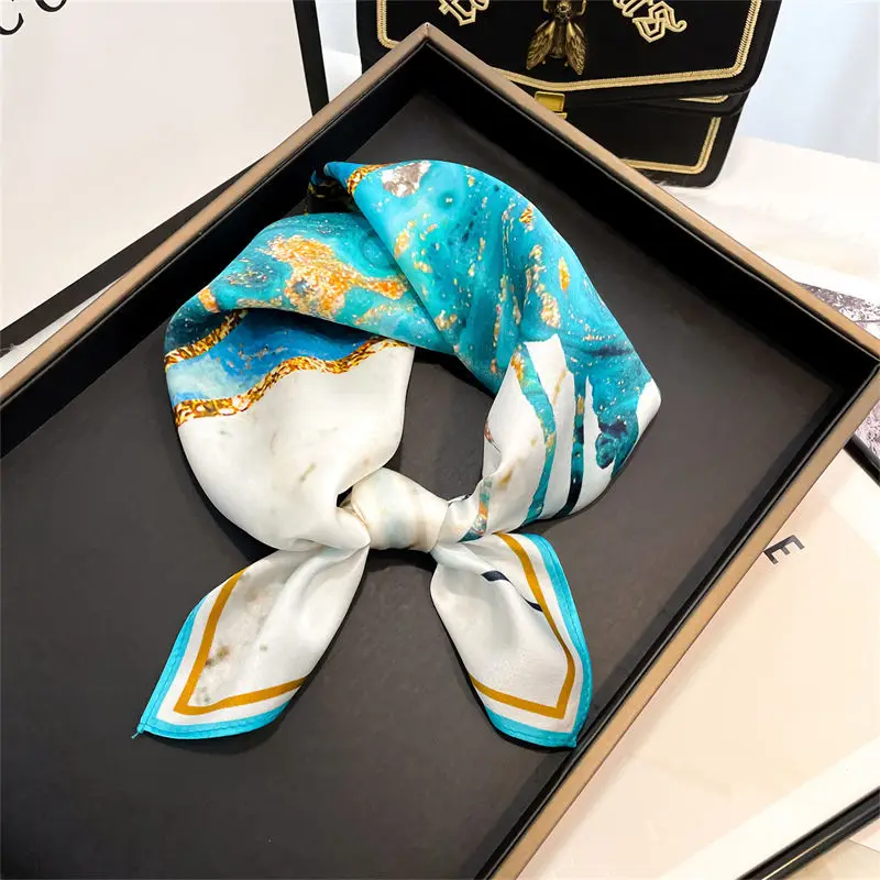 Fashion 100% Real Silk Scarf Women Shawls Wraps for Ladies Foulard Scarves New Neck Hair Pashmina Female Shawl Hijab Bandana