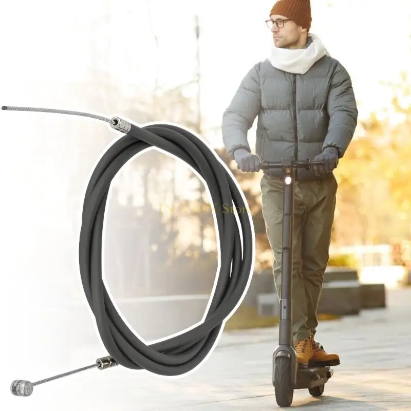 M5TC سكوتر كهربائي خط الفرامل الأمامية عالية الأداء سكوتر صيانة خط استبدال طول 140 سنتيمتر كابل فرامل يد #2