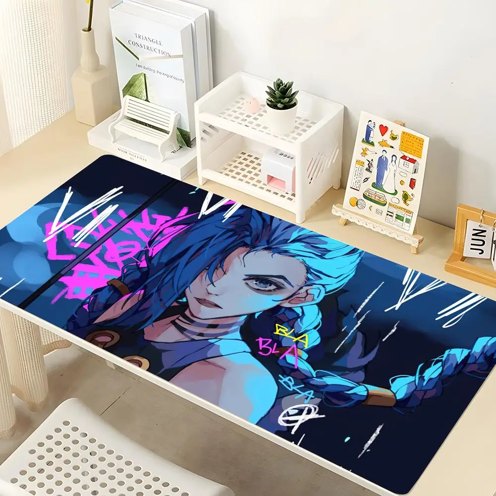 

Anime JINX Mouse Pad Gaming Mousepad Abstract Large 900x400x5mm MouseMat Gamer XXL Mause Carpet PC Desk