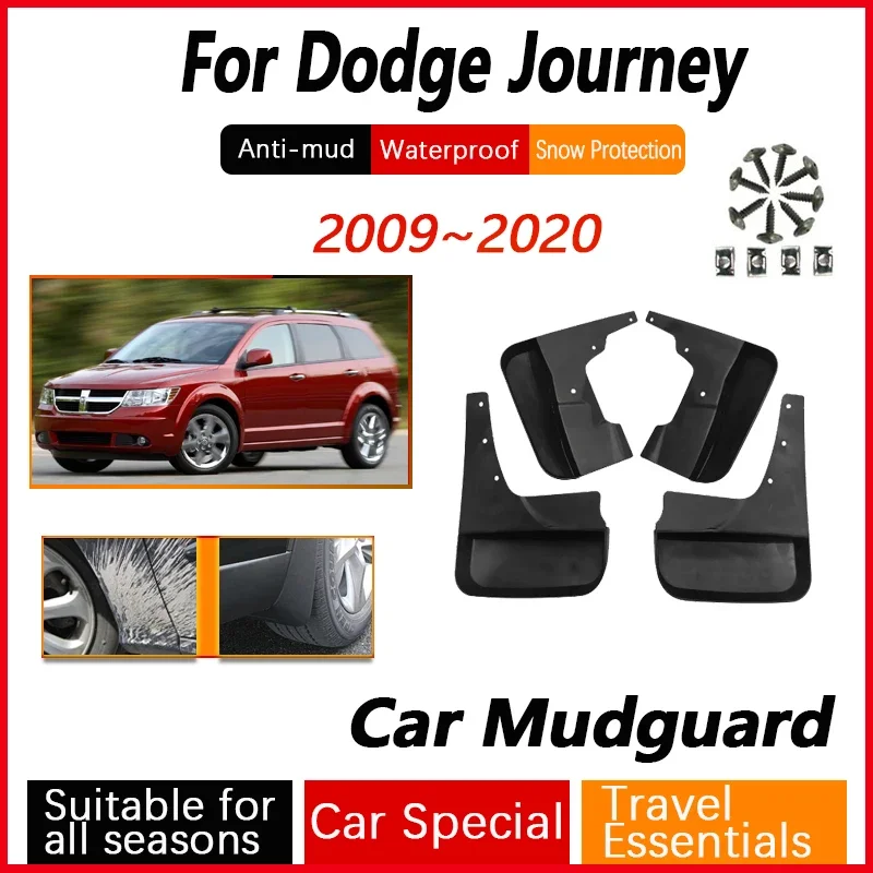 

Car Mudflaps For Dodge Journey JC Fiat Freemont 2009~2020 Antifreeze Mudguard Flares Splash Guards Wheel Fender Auto Accessories