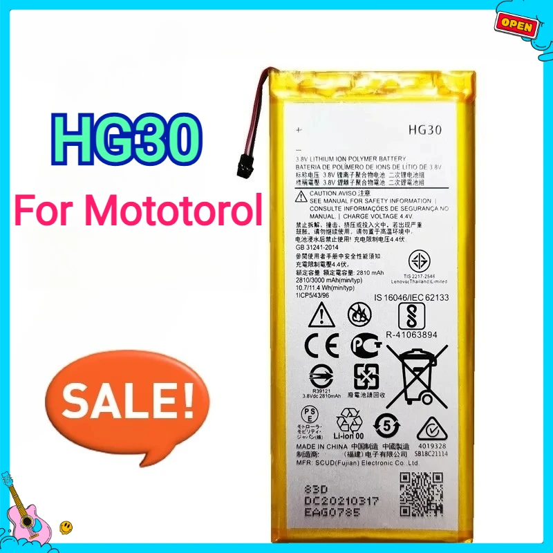 

New HG30 Battery For Mototorol XT1791 XT1795 XT1805 XT1803 XT1806 XT1804 XT180 Moto G5s XT1794 XT1792 XT1793 /G5S Plus