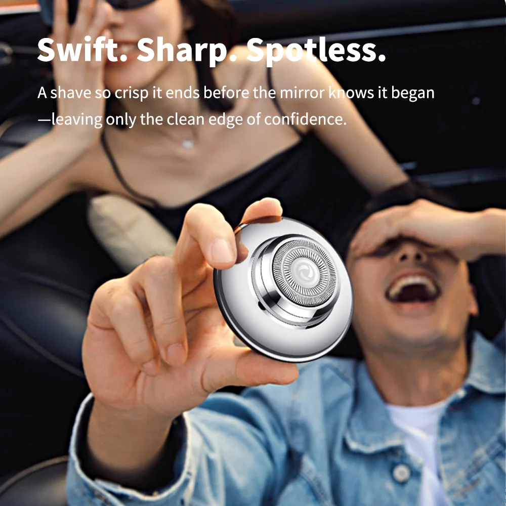 

Электробритва с зарядкой, мини-карманная дорожная бритва, портативная беспроводная съемная бритва, триммер для волос на лице, бороду