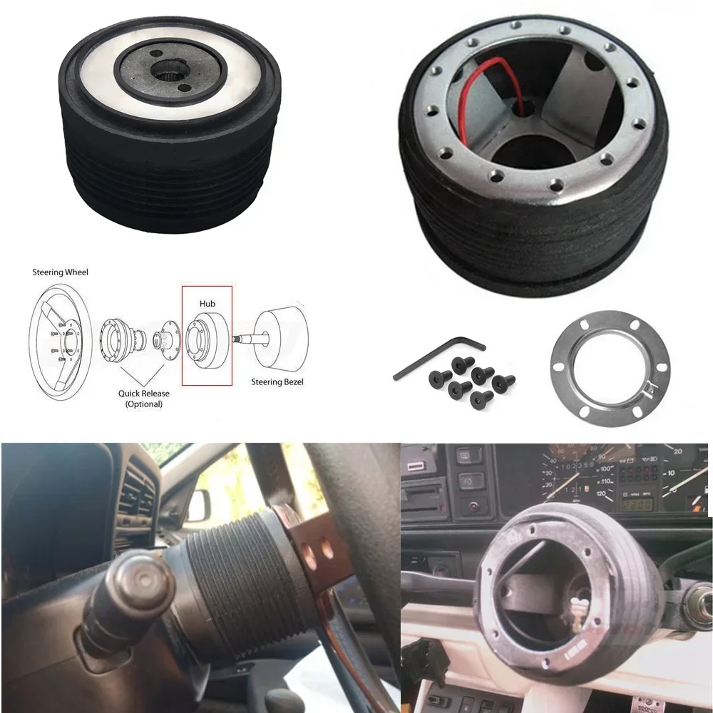 6 Bolt Hole Car Racing Steering Wheel Hub Adapter Boss Kit Release For KIA Sorento Sephia Opirus Sportage HUB KIA-R-2