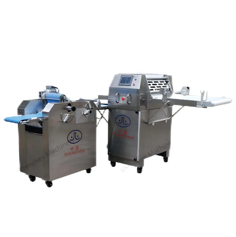 Fully Automatic Bakery Croissant Making Machine New Style Electrical Equipment Efficient Bread Croissant Line Flour Production