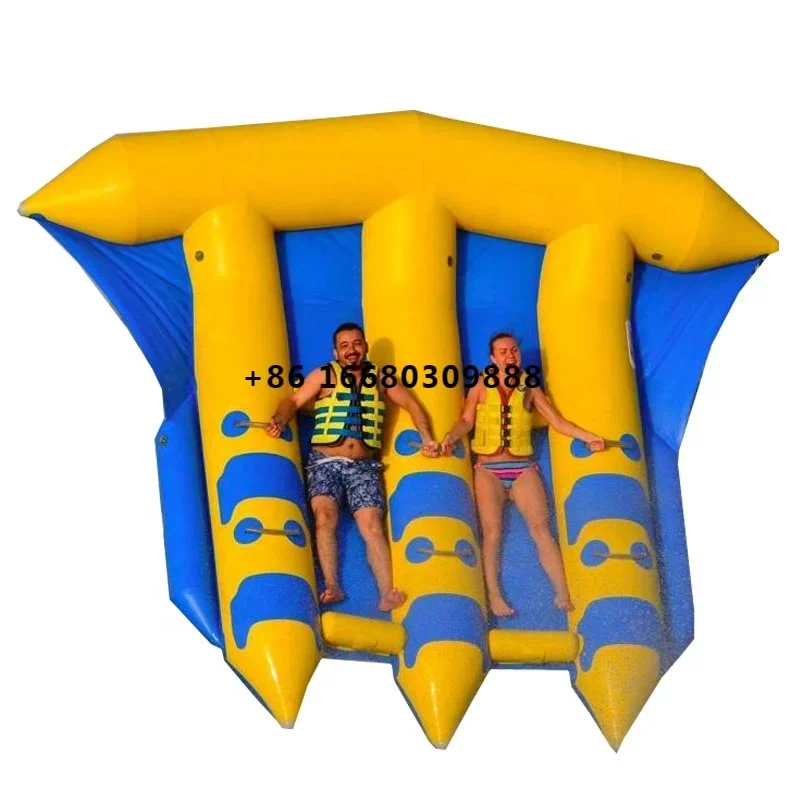 Wholesale Inflatable Flying Fish Water Sports Banana Boat Fly Fish Tube Towable Flyfish Ride