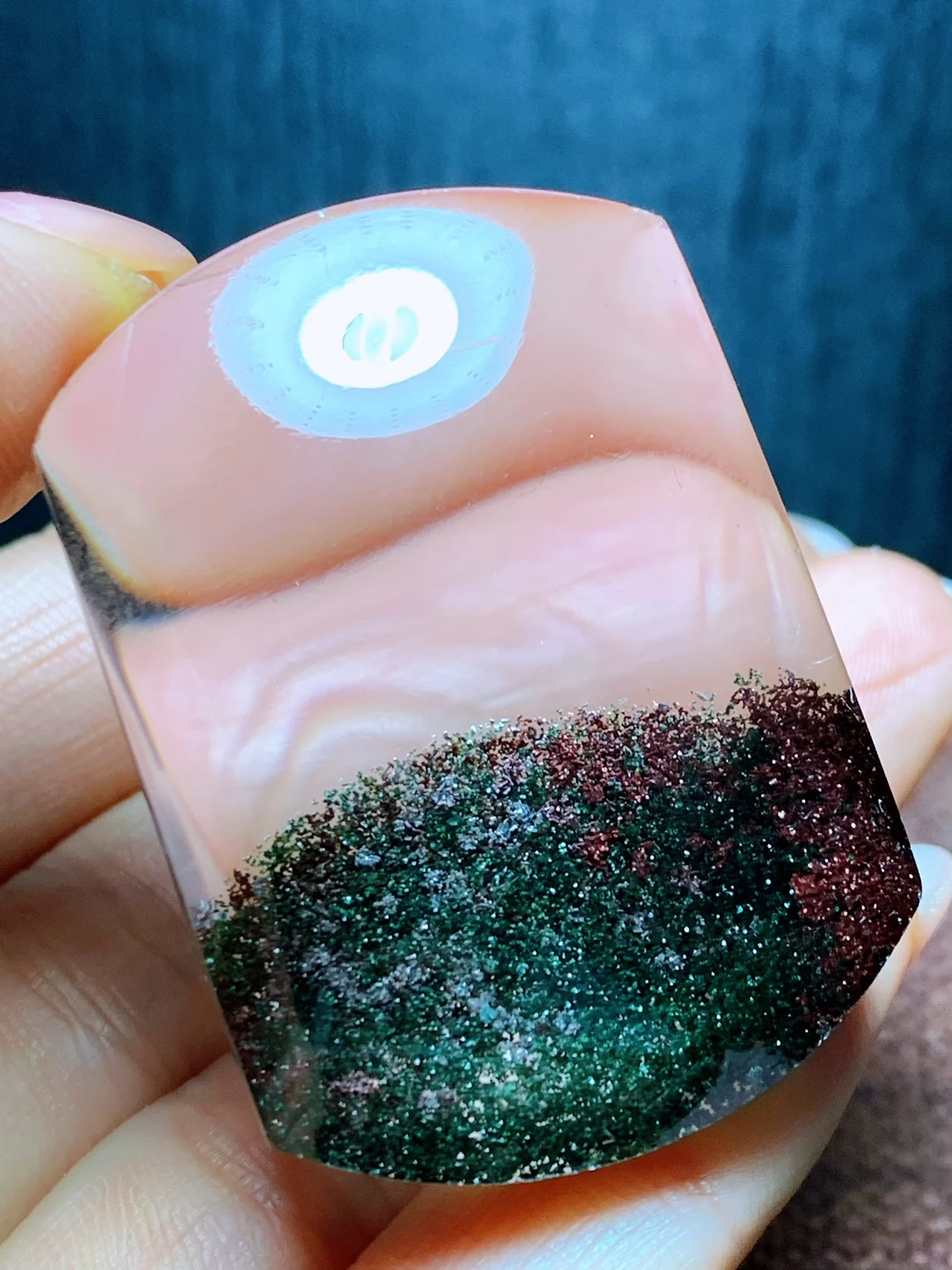 

Natural Green Phantom Quartz Pendant Necklace Jewelry For Women Lady Healing Crystal 42x30mm Beads Gemstone Rope Chain Jewelry