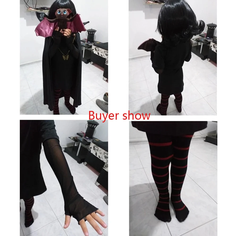 New Christmas halloween costumes for girls Carnival Hotel Transylvaniaing Mavis Cosplay Fancy dress Vampire child adult women