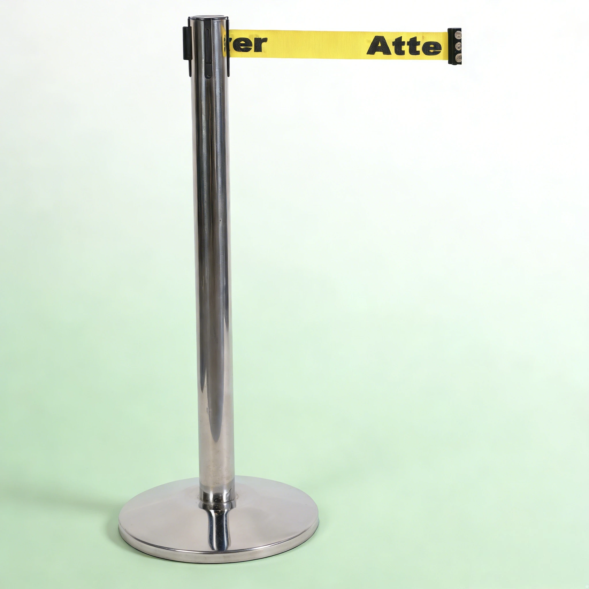 【Professional Use】Professional Retractable Belt Barrier With Cast Iron Base And Custom Logo Service