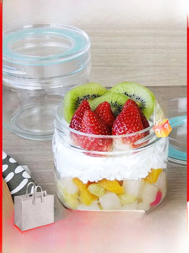

Thi Wall Glass Sed Jar Lemon Preservation Bottle Food Storage Container for Soaking Alcohol And eek Yogurt in Central ...