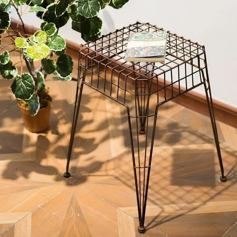 

Nordic Outdoor Simple Balcony Industrial Style Leisure Iron Flower Stand Garden Chair Patio Furniture Sillas De Jardín