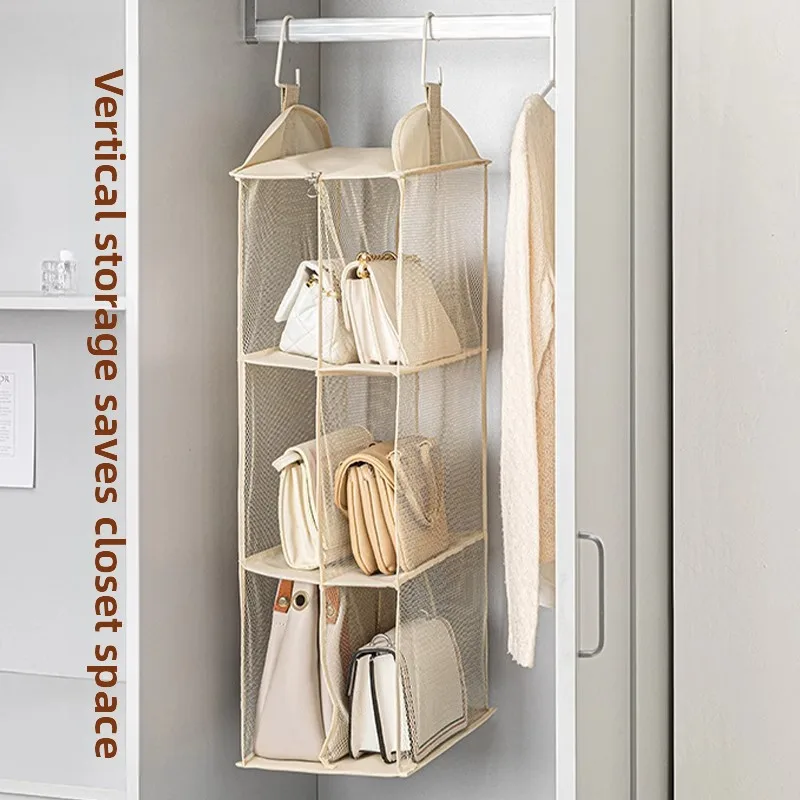 

Подвесная большая сумка-органайзер, экологически чистый пыленепроницаемый трехмерный прозрачный органайзер для хранения в шкафу