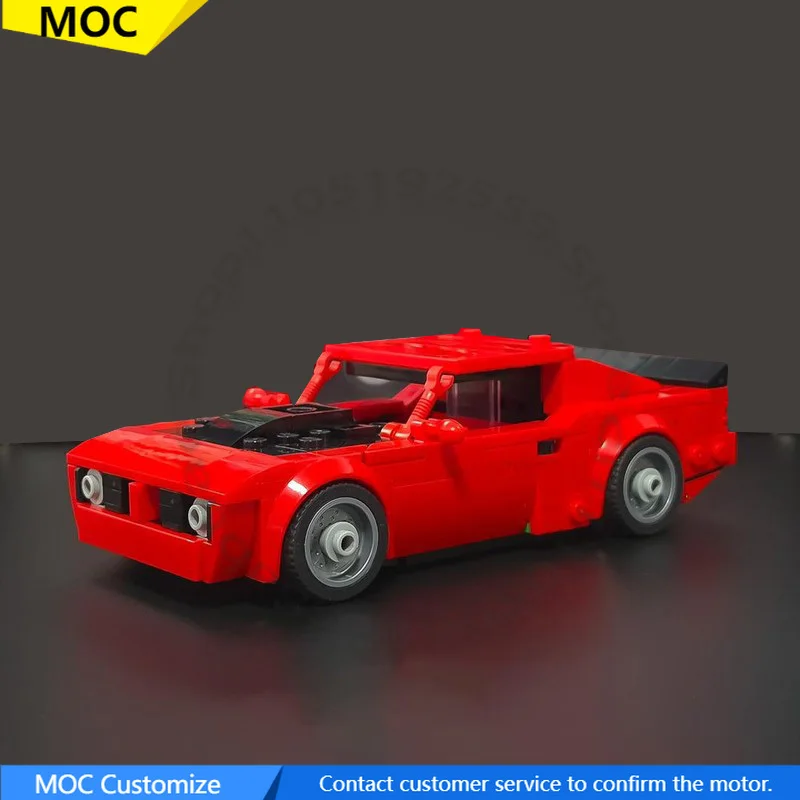 

252 PCS Racing Car 76934 Plymouth Barracuda MOC Customize Modular Building Block Technology Kids Brick DIY Toy Christmas Gift