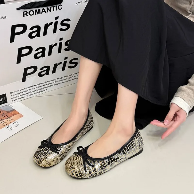 

2026 Summer Autumn Flat Low Heel Shoes Women's Trendy large size shoes