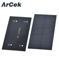 Solar Panel 1W 5V 107*61mm 200mA Small Solar Panel  for Cellular Phone Charger Home Light Toy Monocrystalline Silicon Solar Cell