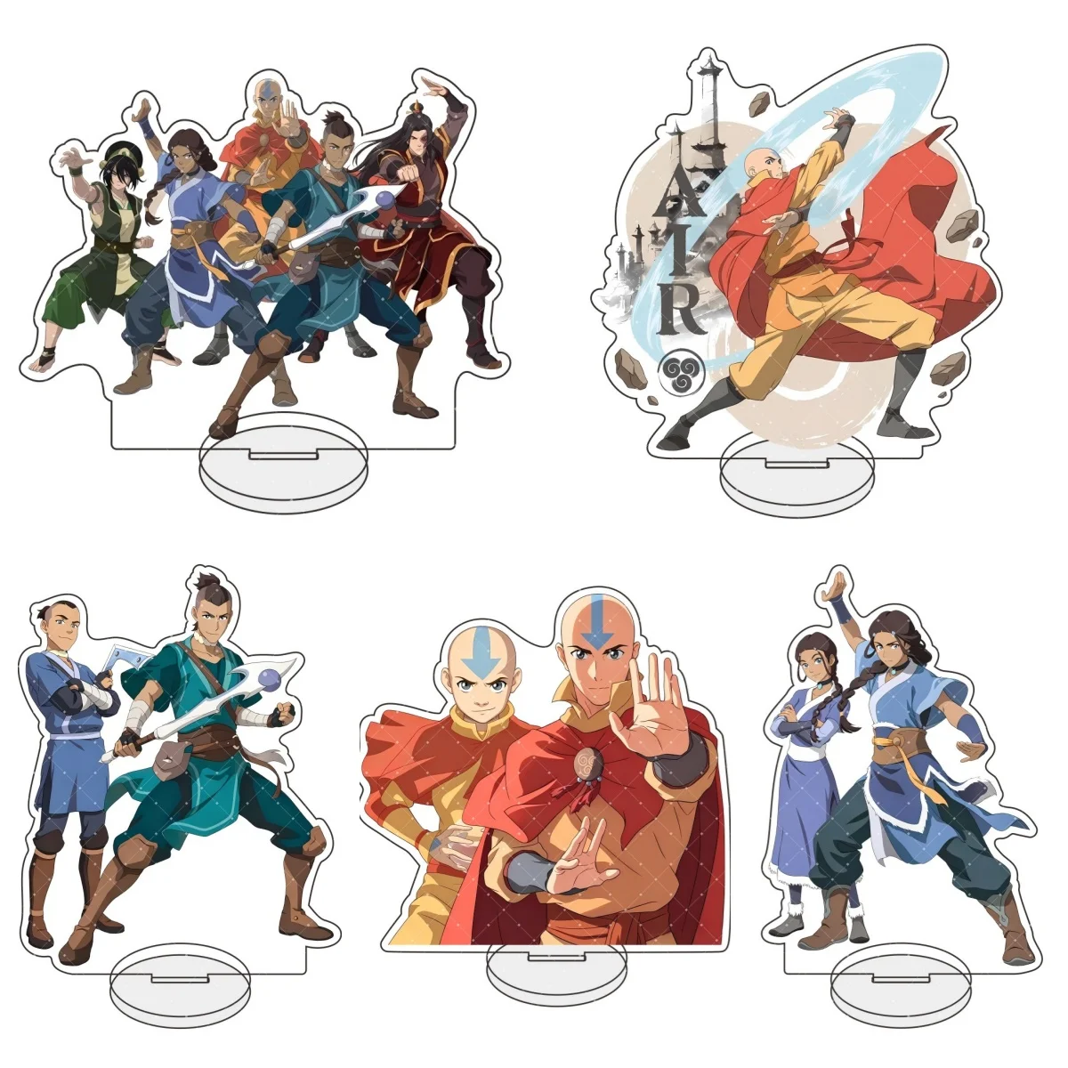 Avatar The Last Airbender 15cm Acrylic Stand Figure Aang Zuko Toph Katara New Cartoon Figure Desktop Decor Gift keychain