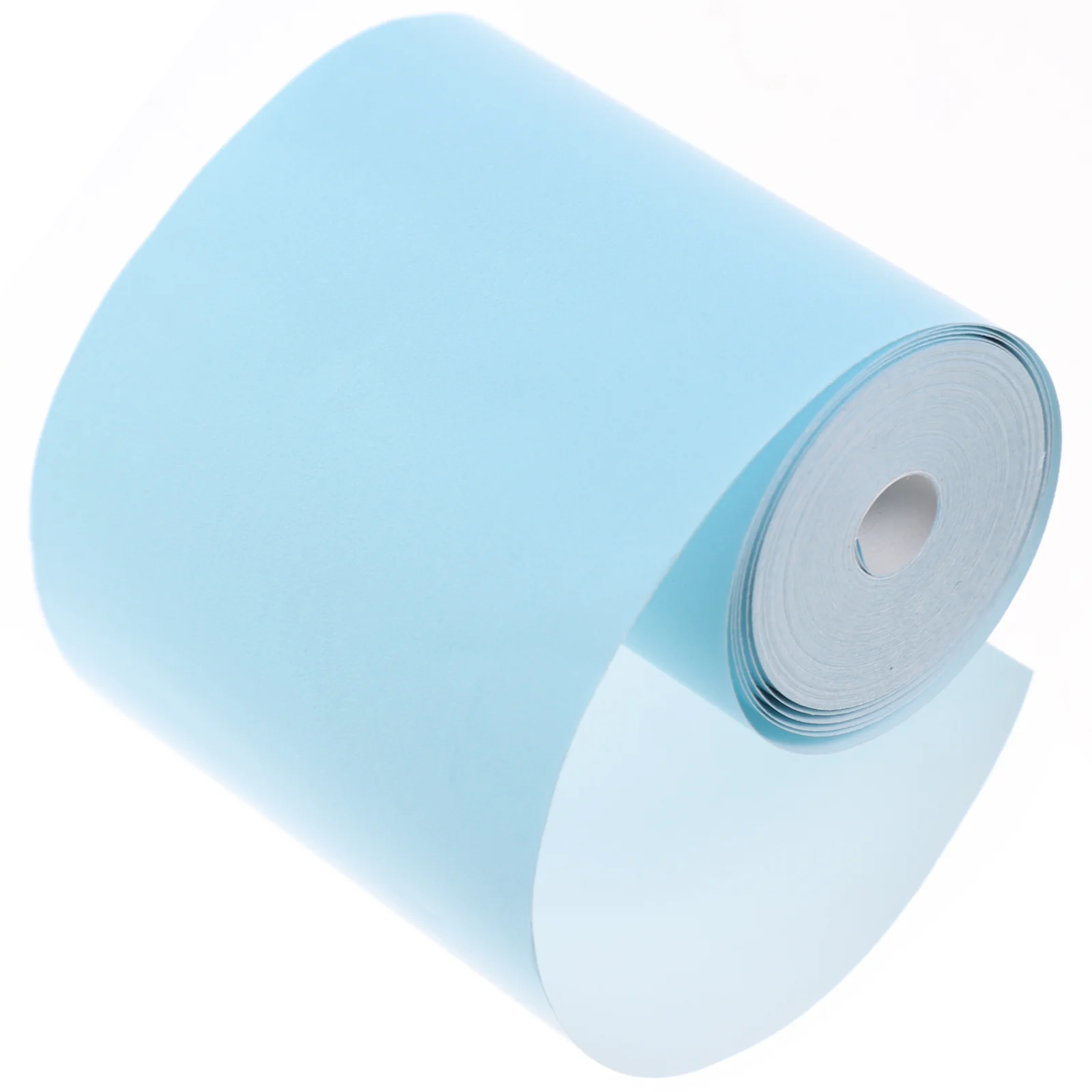 4PCS Printable Sticker Roll Colored Self-Adhesive Thermal Paper Printing Paper