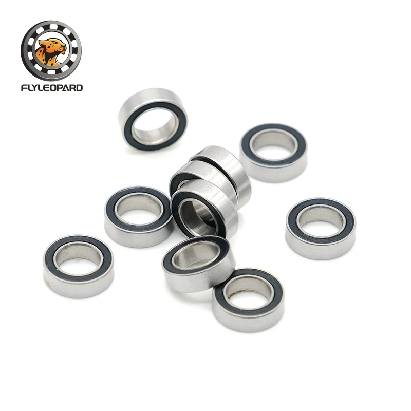 10PCS SMR106RS 6X10X3 มม.แบริ่ง ABEC-7 Miniature SMR106-2RS ตลับลูกปืน฿ SMR106 2RS สีฟ้าปิดผนึก L-1060DD